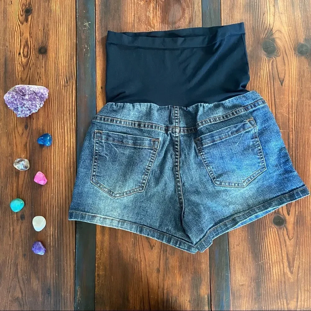 Maternity Shorts Planet Motherhood Denim - Picture 3 of 4